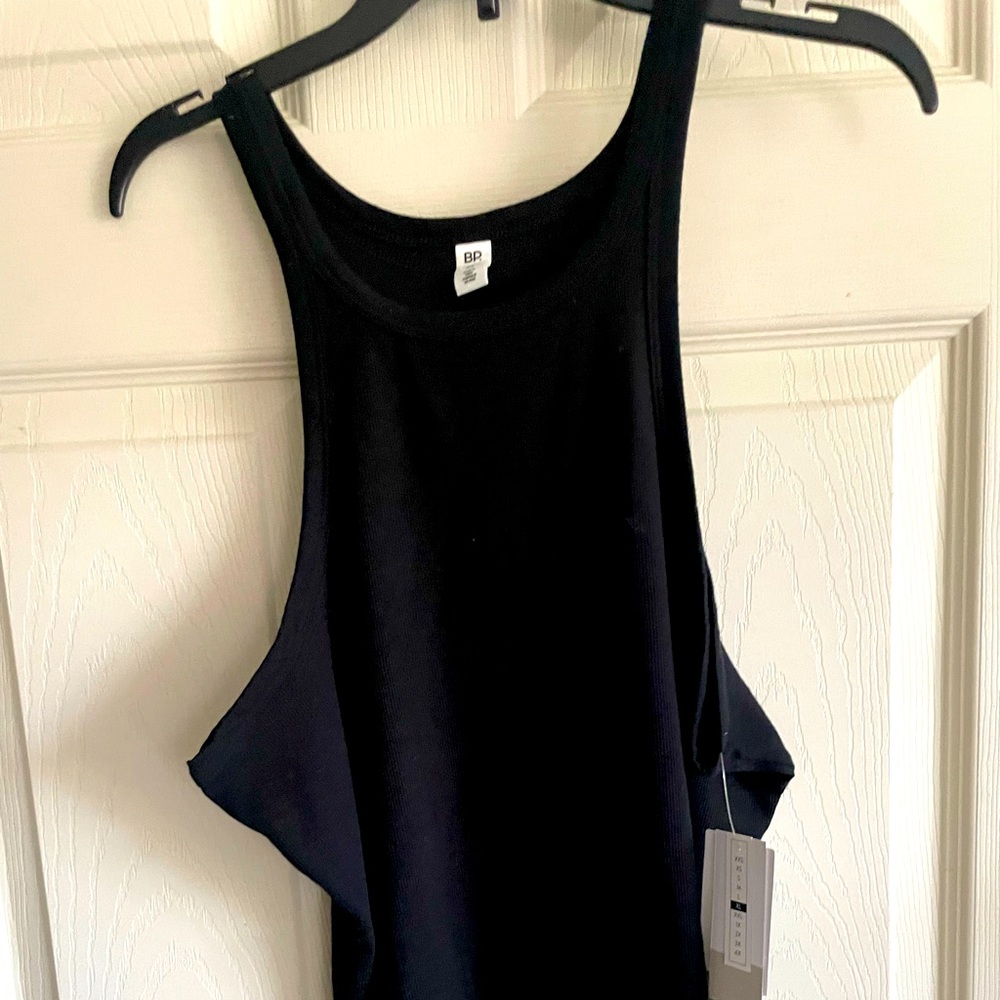 Black crop tank, new, Nordstrom
